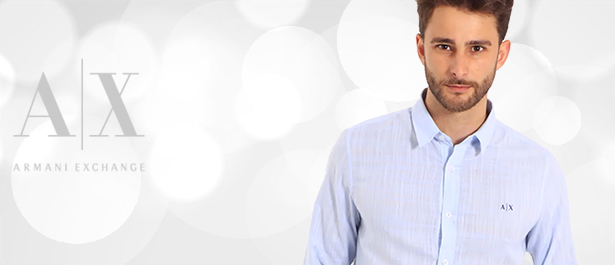 Camisa social armani discount exchange
